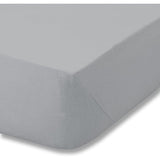 Catherine Lansfield Brushed Cotton King Fitted Sheet In Grey
