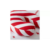 Catherine Lansfield Candy Cane Cushion In Red
