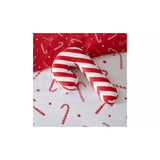 Catherine Lansfield Candy Cane Cushion In Red