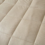 Catherine Lansfield Cosy Cord 6.5 Tog Coverless Comforter Duvet In Natural