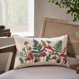 Catherine Lansfield Embroidery Woodland Cushion In Natural