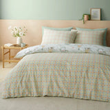 Catherine Lansfield Spring Gonks Reversible King Size Duvet Cover Set In Mint Green