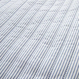 Catherine Lansfield Stripe Quilted Reversible Bedspread In Blue