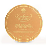 Charbonnel et Walker Milk Hazelnut Cream Truffles with Edible Gold Leaf, 120g