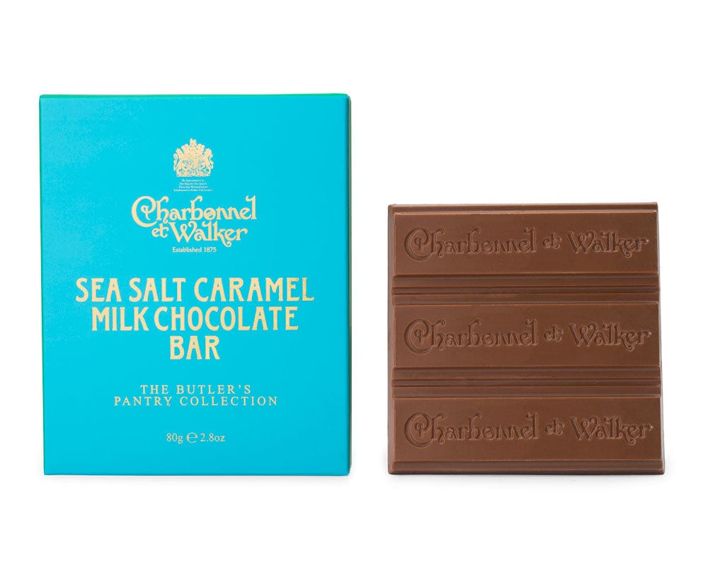 Charbonnel et Walker Milk Sea Salt Caramel Chocolate Butler Bar 80G