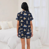 Chelse Peers Cockapoo Snooze Print Short Pyjama Set