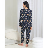 Chelsea Peers Christmas Dogs Long Pyjama Set