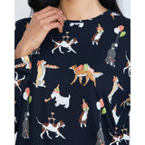 Chelsea Peers Christmas Dogs Long Pyjama Set