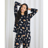 Chelsea Peers Christmas Dogs Long Pyjama Set