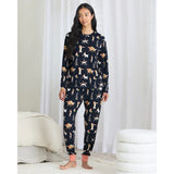 Chelsea Peers Christmas Dogs Long Pyjama Set