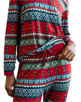 Chelsea Peers Christmas Long Pyjama Set in Nutcracker Print