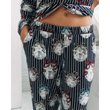 Chelsea Peers Disco Ball Print Long Pyjama Set