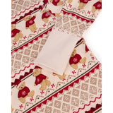 Chelsea Peers Kids The Bear Christmas Fair Isle Print Long Pyjama Set
