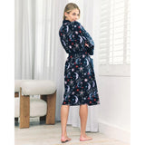 Chelsea Peers Organic Cotton Mystic Moon Print Kimono Dressing Gown