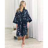 Chelsea Peers Organic Cotton Mystic Moon Print Kimono Dressing Gown