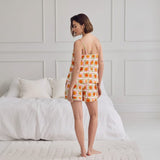 Chelsea Peers Organic Cotton Sunshine Tile Print Cami Short Pyjama Set