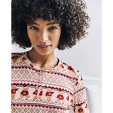 Chelsea Peers The Bear Christmas Fair Isle Print Long Pyjama Set