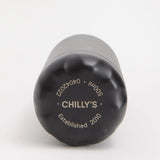 Chilly's Original Monochrome Flask In All Black, 500ml