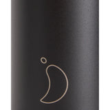 Chilly's Original Monochrome Flask In All Black, 500ml