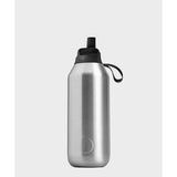 Chilly's Series 2 90% Recycled Flip Bottle in Stainless Steel