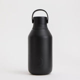 Chilly's Series 3 Water Bottle In Onyx Black, 350ml