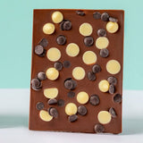 Chococo Triple Chocolate Milk Chocolate Bar With White And Dark Chocolate Chips, 75g