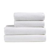 Christy Brixton Textured Towels in White