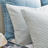 Christy Gingham Yarn Dye Standard Pillowcase Pair in Blue