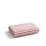 Christy Portobello Stripe Bath Sheet in Rose