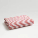 Christy Portobello Stripe Bath Towel In Rose