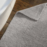 Christy Reversible Bath Rug In Silver