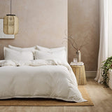 Christy Seersucker Stripe Double Duvet Set