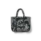 Christy Wimbledon Upcycle Tote in Green Hyacinth, One Size