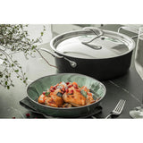Circulon Style Anodized Large Family Casserole Dish & Lid - 26cm