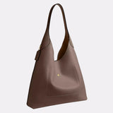 Coach Brooklyn 28 Leather Shoulder Bag In Dark Stone