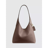 Coach Brooklyn 28 Leather Shoulder Bag In Dark Stone