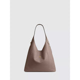 Coach Brooklyn 39 Leather Hobo Bag In Dark Stone