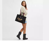 Coach Cargo Tote Bag In Black