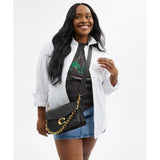 Coach Chain Tabby Shoulder Bag in B4/Black