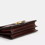 Coach Chain Tabby Shoulder Bag With Quilting In Brass Maple