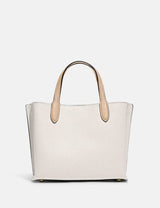 Coach Colorblock Willow Tote 24 Chalk Multi
