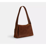 Coach Lola Shoulder Bag In Warm Brown Suede