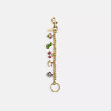 Coach Motif Chain Bag Charm In Multi