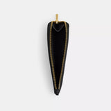 Coach New York Zip Card Case in Brass/Black