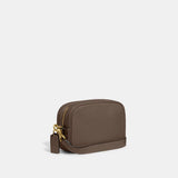 Coach Pebble Camera Bag Brass Bark Stone