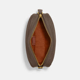 Coach Pebble Camera Bag Brass Bark Stone
