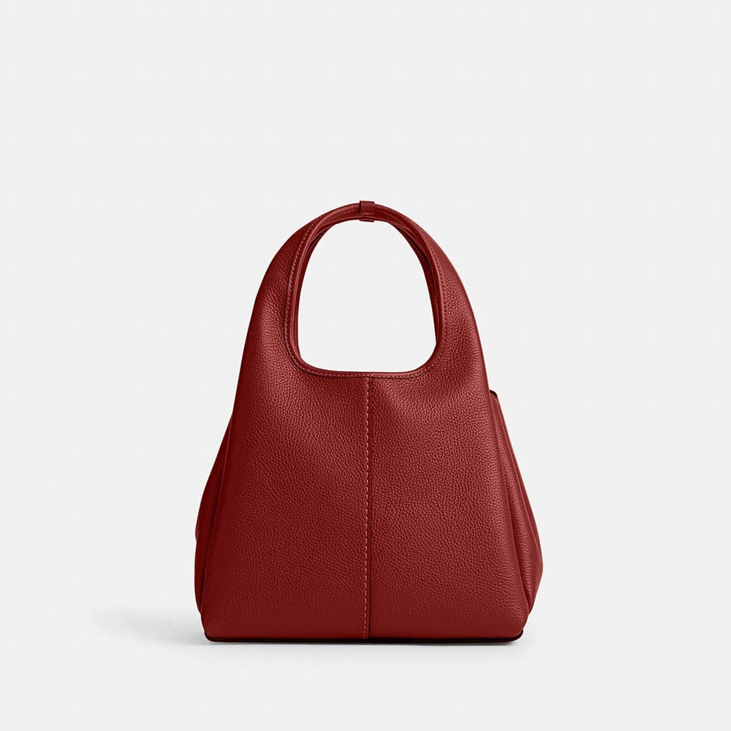 Coach Small Hadley Shoulder Bag in Enamel Red Coach Small Hadley Shoulder Bag in Enamel Red