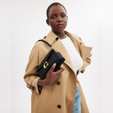 Coach Tabby Shoulder Bag 20 in Black/Brass