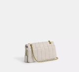 Coach Tabby Shoulder Bag 26 With Pillow Quilting in Brass/Chalk