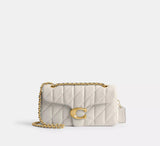 Coach Tabby Shoulder Bag 26 With Pillow Quilting in Brass/Chalk